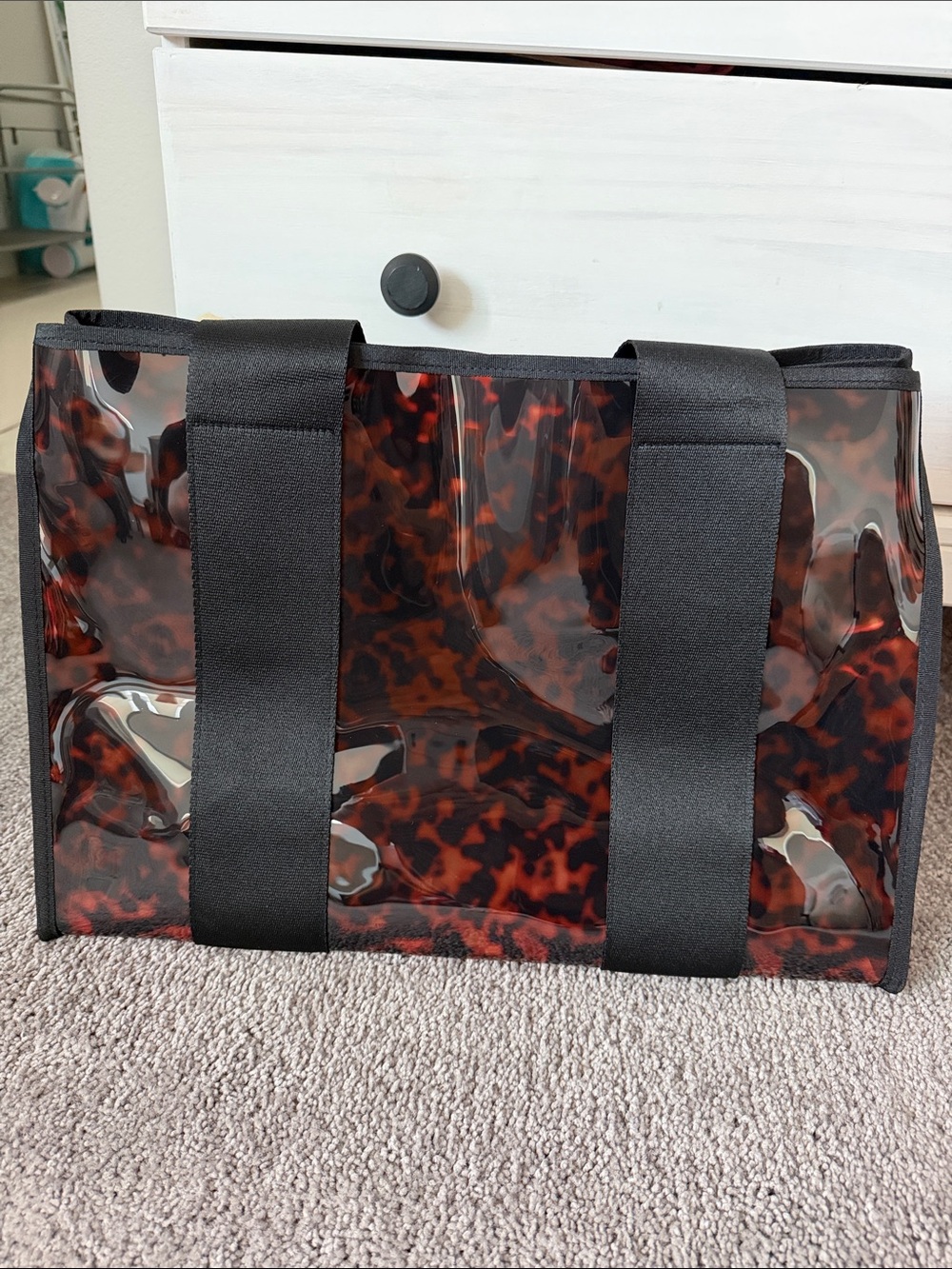 case-mate Tortoiseshell Bow Jelly Tote - Picture 5 of 6